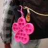 Paw Patrol Push Pop It Sensory Fidget Toys Stress and Anxiety Relief with Keychain - Pink view 3
