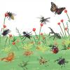 SCAHOW 12 PCS Fake Bug Toys for Kids, Plastic Bugs Animal Figures Halloween Party Favor Cake Topper Insect Figurines view 2