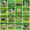 16 PCS Forest Animals Figures, Woodland Creatures Figurines, Miniature Toys Cake/Cupcake Topper Birthday Gift for Kids, Woodland Baby Shower Decorations view 2