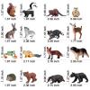 16 PCS Forest Animals Figures, Woodland Creatures Figurines, Miniature Toys Cake/Cupcake Topper Birthday Gift for Kids, Woodland Baby Shower Decorations view 4