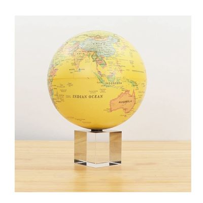 RHXWFDG Globe Glowing Rotation World Globes Creative Magnetic Levitation 5.90" Desktop World Globe for Home Office Decoration Creative Birthday Gift Home Decor