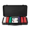 SLOWPLAY Godel Ceramic Poker Chips Set for Texas Hold'em, 300 PCS [with Numbered Values], 43mm & 12g Each | Features a High-end Chip case with Extra Durable German Polycarbonate Shell view 1