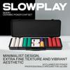 SLOWPLAY Godel Ceramic Poker Chips Set for Texas Hold'em, 300 PCS [with Numbered Values], 43mm & 12g Each | Features a High-end Chip case with Extra Durable German Polycarbonate Shell view 2