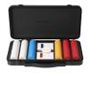 SLOWPLAY Godel Ceramic Poker Chips Set for Texas Hold'em, 300 PCS [Blank Chips], 43mm & 12g Each | Features a High-end Chip case with Extra Durable German Polycarbonate Shell view 1