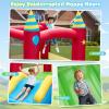 MEDIMALL Inflatable Bouncer, Blowup Bouncy Castle with Jumping Area, Wide Slide, Indoor Outdoor Bounce House for Backyard, Lawn, Park, 480W Blower Included view 3