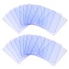 DECHOUS Card Protective Cover Set of 30 Clear PVC Sleeves for Id Cards Name Tags Protective Film view 1