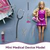 5pcs Mini Hospital Toys, Simulation Exquisite Dollhouse Stethoscope Set Miniature Doctor Tools for 1:12 Doll House Mini House Model Accessory view 2