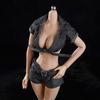 1/6 Scale Female Clothes,Female Soldier Black Clothing for 12inch Action Figure Body Doll (C) view 4
