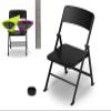 DS. DISTINCTIVE STYLE Doll Chair 1/6 Scale Mini Folding Chair for 12 Inch Action Figure Black Tiny Miniature Furniture for Dollhouse Decoration view 1