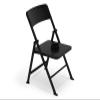 DS. DISTINCTIVE STYLE Doll Chair 1/6 Scale Mini Folding Chair for 12 Inch Action Figure Black Tiny Miniature Furniture for Dollhouse Decoration view 4