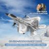 QIYHBVR Rc 4 Channel Remote Control Fighter Jet Rc Plane Ready to Fly with 3D&6G Fixed Wing Glider Stunt Plane for Adults, One Key Stunts Rc Airplane, High Speed Rc Airplane view 2