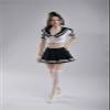 1/6 Scale Female Clothes,Female Student School Uniform Clothing and Head Sculpt for 12inch Action Figure Body (B) view 2