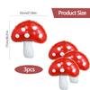 3Pack 31'' Mushroom Foil Balloon,Mushroom Birthday Party Supplier Fairy Princess Birthday Woodland Theme Balloon Baby Shower Supplies Fairy Garden Party Mushroom Decoration Enchanted Forest Decoration view 4