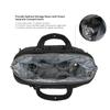 Baby Diaper Tote with Shoulder Strap Smart Diaper Organizer Bag Portable Mommy Baby Bag for Work,Travel,Outdoor (Flower Black) view 2