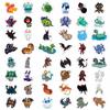 100Pcs Cryptid Stickers - Mothman, Lochness Monster, Bigfoot, Yeti, UFO Decals for Laptops view 4