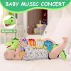 Ussybaby Baby Boy Toys for 0 3 6 9 12 Months, Soft Tummy Time Toy with Multi Textures,Rattle,Crinkle,Newborn Baby Stuffed Animal Toy, Baby Gift,Caterpillar view 2