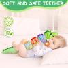 Ussybaby Baby Boy Toys for 0 3 6 9 12 Months, Soft Tummy Time Toy with Multi Textures,Rattle,Crinkle,Newborn Baby Stuffed Animal Toy, Baby Gift,Caterpillar view 4