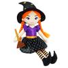 June Garden 16" Enchanted Garden Witch Doll Lydia Plush Stuffed Soft Girl Doll - Purple Outfit view 2