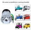 DIY Electric Brushless Motor, 60V /72V 1200W High Speed Motor,18 Gear Electric Scooter Bicycle Motorcycle Brushless Differential Motor Single-Phase AC Vibration Motor view 4