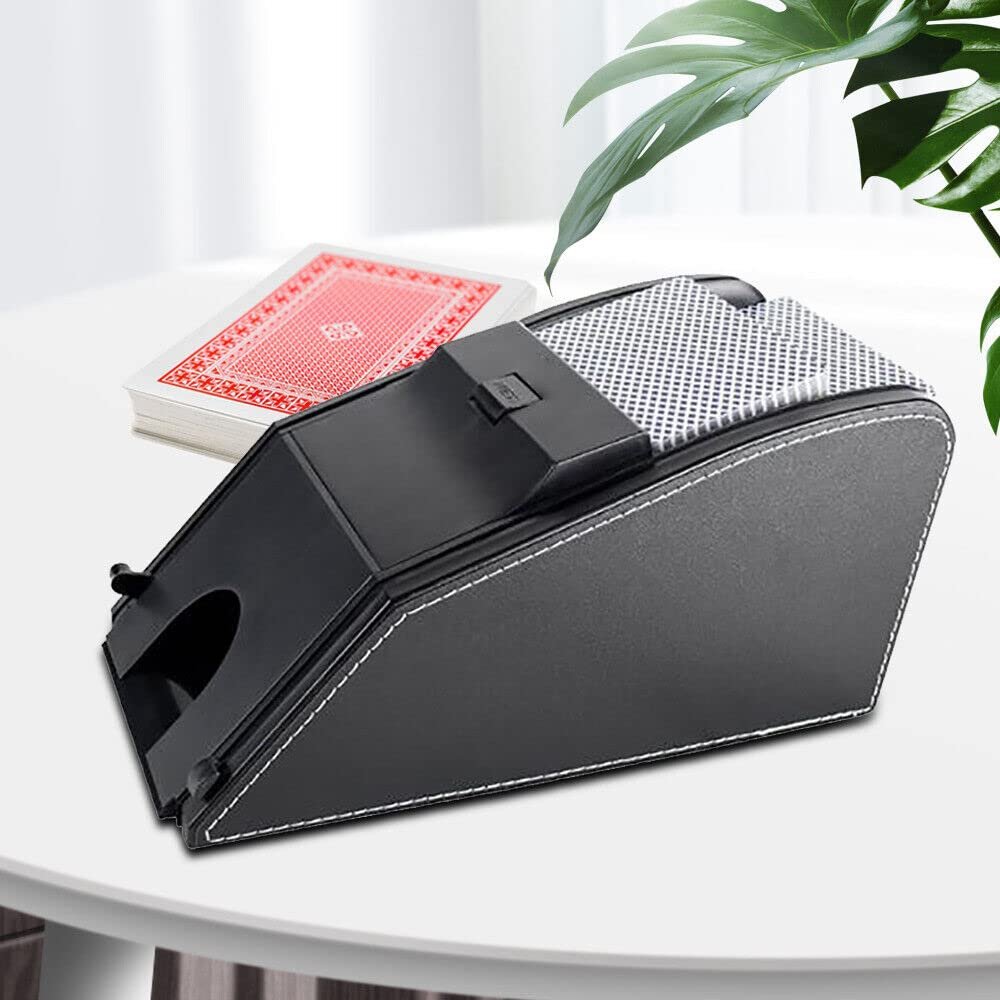 Gdrasuya10 Automatic Shuffle Machine Casino Card Shuffler Electronic Professional Card Shuffler for Bridge Poker-Sized Playing Cards Paper Cards and Plastic Cards
