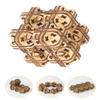 3D Puzzles for Adults Wooden Fidget Toys After Assembling Will Get Cool Desk Gadgets, Magic Cube Shape Shifting Box Flip Blocks view 1
