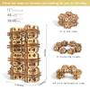 3D Puzzles for Adults Wooden Fidget Toys After Assembling Will Get Cool Desk Gadgets, Magic Cube Shape Shifting Box Flip Blocks view 3