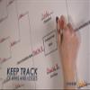 8 Team Erasable Blind Draw Single Elimination Tournament Bracket Chart + Erasable Pen 22x34 view 2
