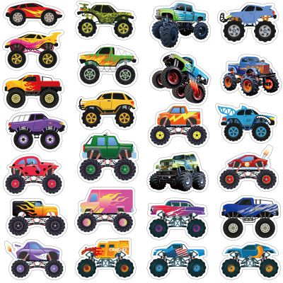 500 Pcs Truck Cartransportation Stickers for Kids Boys Construction Stickers for Toddler Teens Art Toys for Crafts with Trucks Car(Truck)