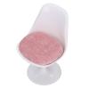 Doll House Office Chair ABS White Round Feet Casual Rotatable Chair for 1:6 Doll House Without Armrest Simulation Furniture view 3