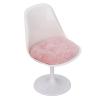 Doll House Office Chair ABS White Round Feet Casual Rotatable Chair for 1:6 Doll House Without Armrest Simulation Furniture view 4