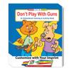 ZOCO  Gun Safety  Custom Promotional Coloring Books for Kids (250 Bulk Pack, With Crayons)  Police & Law Enforcement Educational Handouts  Games, Puzzles & Activities view 1