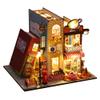 Roroom DIY Miniature and Furniture Dollhouse Kit,Mini 3D Wooden Doll House Craft Model with Dust Proof Cover and Music Movement,Creative Room Idea for Valentine's Day Birthday Gift(ES007) view 1