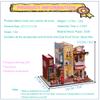 Roroom DIY Miniature and Furniture Dollhouse Kit,Mini 3D Wooden Doll House Craft Model with Dust Proof Cover and Music Movement,Creative Room Idea for Valentine's Day Birthday Gift(ES007) view 2
