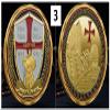 Junk and Disorderly, AZ Challenge Coin/Poker Card Guard: Religious Armor of God Choice of 7 Versions view 4