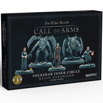 The Elder Scrolls: Call to Arms - Volkihar Inner Circle - 5 Unpainted Resin Figures
