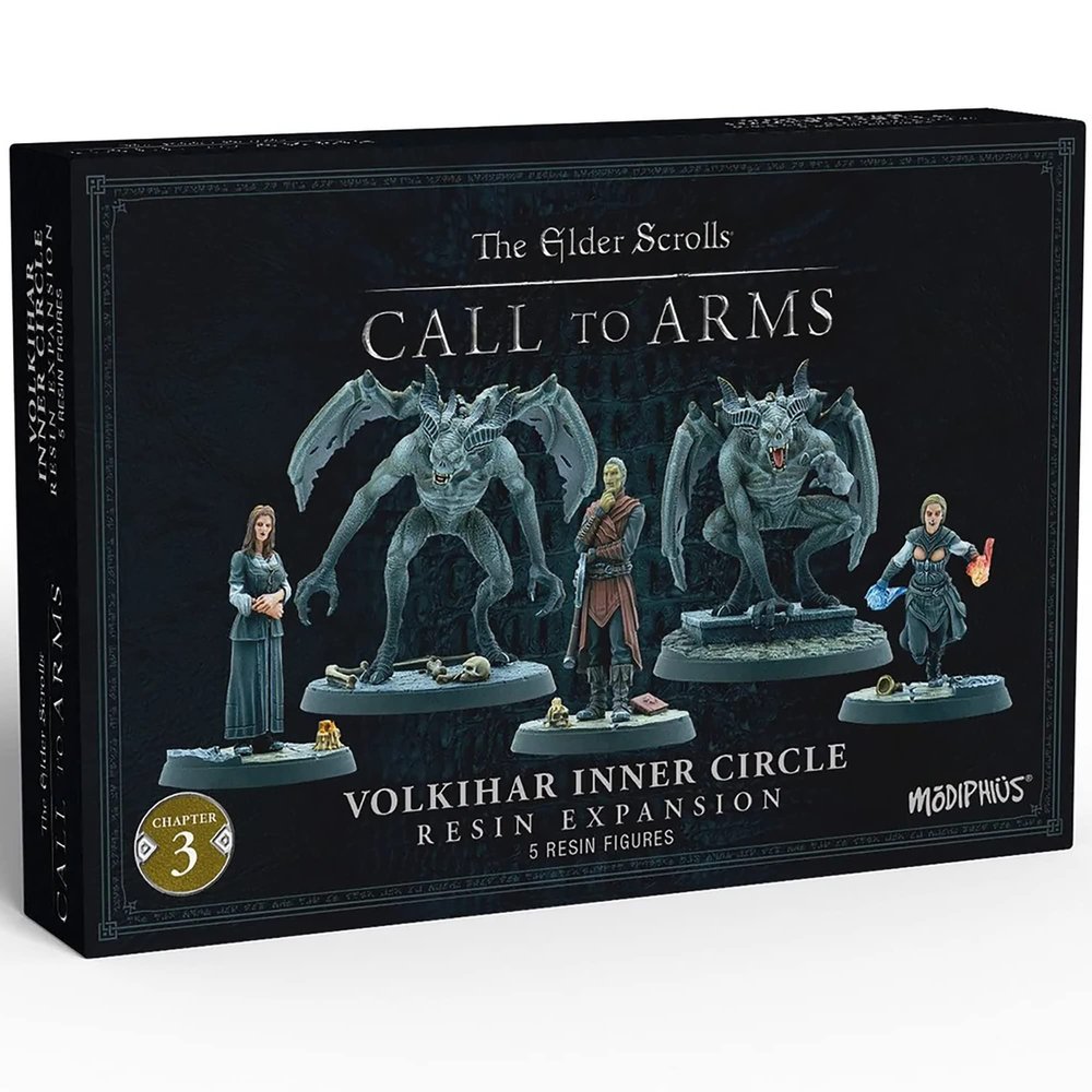 The Elder Scrolls: Call to Arms - Volkihar Inner Circle - 5 Unpainted Resin Figures