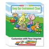 ZOCO  Keep Our Environment Clean  Custom Coloring Books (250 Bulk Pack, With Crayons)  Conservation, Recycling  Earth Day Supplies  Educational Activities for Kids view 1