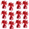 Metallic Balloon Weights, Birthday Party Favors, Novelty and Gag Gifts, 5.5" Inches, 12-Pack (Red) view 1