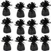 Metallic Balloon Weights, Birthday Party Favors, Novelty and Gag Gifts, 5.5" Inches, 12-Pack (Black) view 1