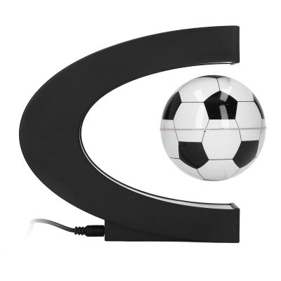 Pssopp Magnetic Levitation Ball, Magnetic Levitation Floating Soccer with C Shape Base and LED Lights Gifts for Men Father Husband Boyfriend(#1)