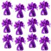 Metallic Balloon Weights, Birthday Party Favors, Novelty and Gag Gifts, 5.5" Inches, 12-Pack (Purple) view 1