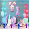 Metallic Balloon Weights, Birthday Party Favors, Novelty and Gag Gifts, 5.5" Inches, 12-Pack (Purple) view 3