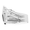 Greendhat 2Pcs Metal Adjustable Trim Tabs 69X57X30mm for Nitro Gas RC Model Boat ( Color : Silver ) view 4