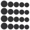 Grevosea 20 Pieces Piggy Bank Plug, Piggy Bank Stopper Replacement Saving Box Black Cover Rubber Stopper Plug Replacement for Money Saving Box (5 Sizes) view 1