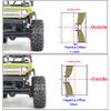 HOBBYSOUL Adjustable Offset 1.0 Beadlock Wheels Blue Black, Heavy 1.0 RC Crawler Rims Weight 21g/Rim 7mm Hex Rims for Axial SCX24 Crawler & Other 1/24 RC Crawler Car Truck, (4-Pack) view 3