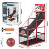 Kids Arcade Basketball Game Set with 5 Inflatable Balls,Indoor Outdoor Sports Toys,Basketball Hoop for Kids,Children's Basketball Stand,Easy Set Up Ideal for Games and Competition view 3