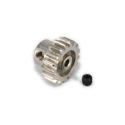 Greendhat 17T Metal Motor Gear for Rc Hobby Model Car 1/18 Wltoys A959 A969 A979 K929 Gears Electric RC Truck Desert Off-Road Vehicle ( Color : Silver )