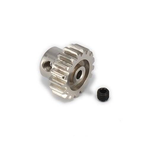 Greendhat 17T Metal Motor Gear for Rc Hobby Model Car 1/18 Wltoys A959 A969 A979 K929 Gears Electric RC Truck Desert Off-Road Vehicle ( Color : Silver )