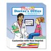 ZOCO  A Trip to The Doctor's Office  Custom Promotional Coloring Books (250 Bulk Pack, with Crayons)  Games, Puzzles, Activities  Health Handout for Kids view 1