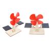 TOYANDONA Models Kits Toys 2sets of Assembly Solar Students Development Brain Science for Model Fan Educational Kits DIY Experiment Toy Model Kit view 2